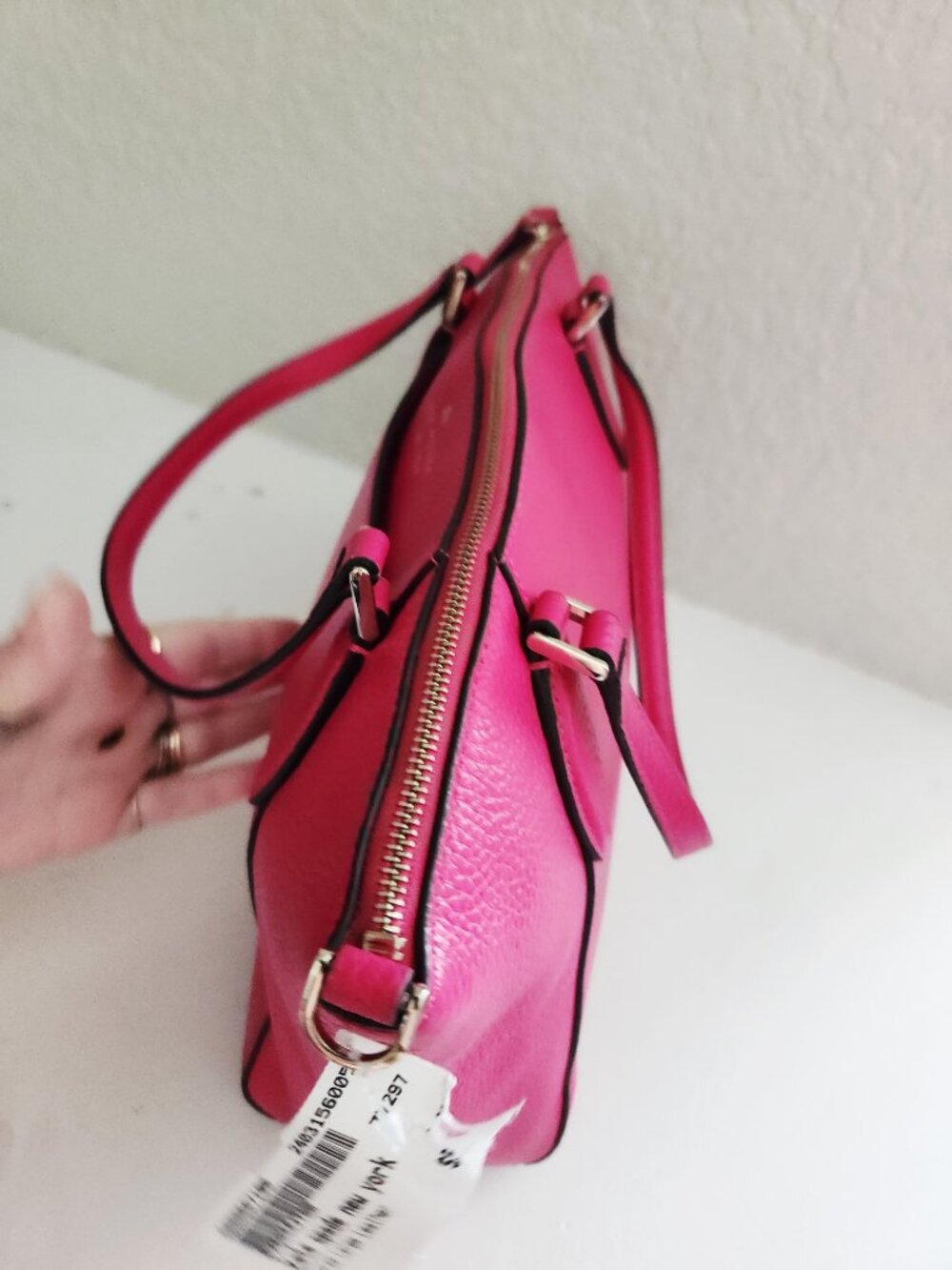 Nwt Kate Spade NY Pink Leather Shoulder Bag Purse - Picture 12 of 15